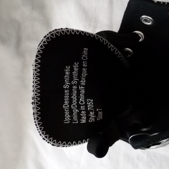 Streetwear Society High Top Canvas Sneakers Size 7 - Picture 7 of 7